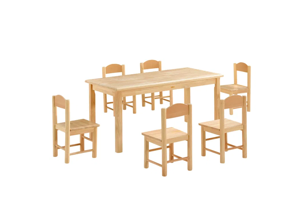 School Furniture Kids Table, Kindergarten Classroom Table, Preschool Children Rectangle Wooden Study Table