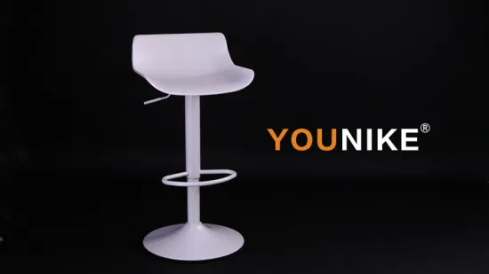 Tabouret de bar Younike, chaise de tabouret de bar pivotant avec dossier, hauteur de comptoir de cuisine de pub moderne